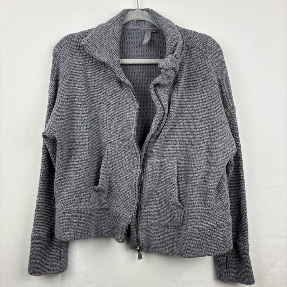 Sweaty Betty Restful Boucle Zip Through Jacket
